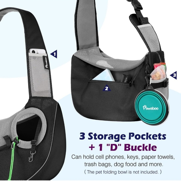 Pawaboo Large Dog/Cat Sling Pet Carrier - Picture 3 of 5